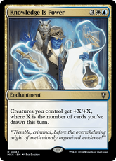 Knowledge is Power - Magic: The Gathering - MoxLand